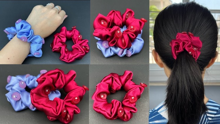 Idea for Scrunchies. How to make Scrunchies. DIY Scrunchies.