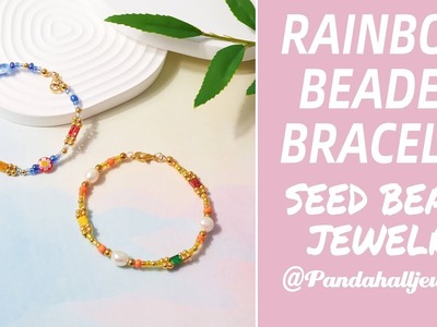 Making Simple Seed Beads Bracelet | Pandahall DIY Tutorial
