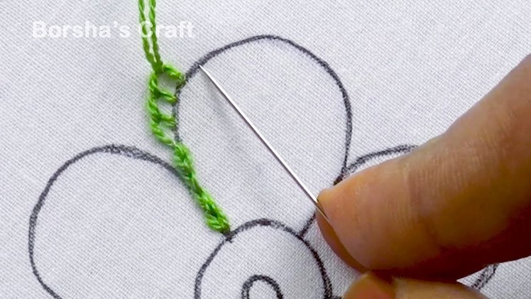 Modern Flower Hand Embroidery Tutorial, Latest Following Sewing Stitch Embroidery design