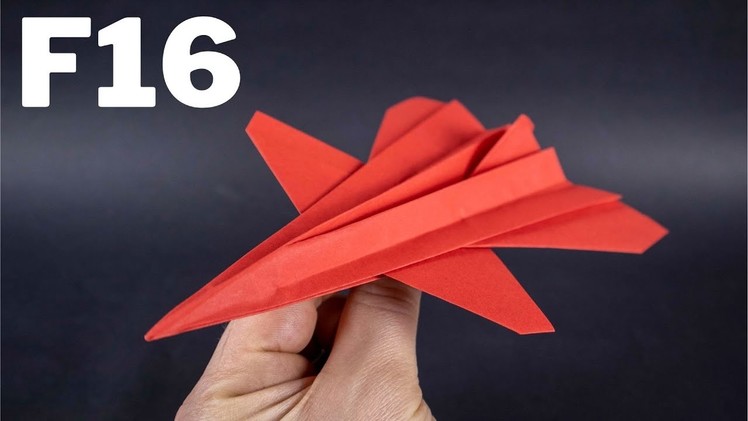 Origami: Comment Faire un Avion en Papier (F16)