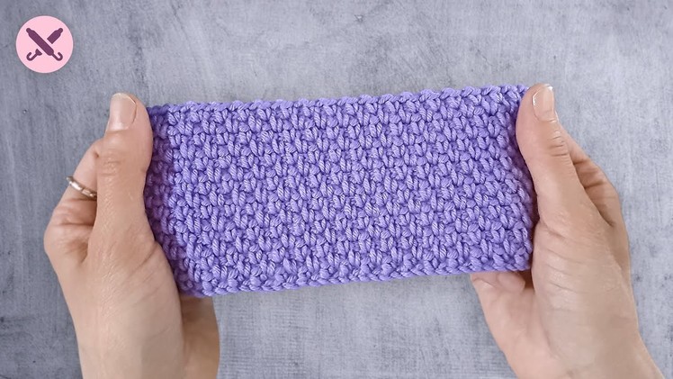 Punto Granito all'Uncinetto | How to Crochet Granite Stitch (Moss Stitch) - English Subtitles