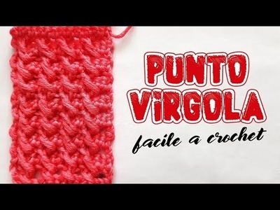 Punto Virgola all'uncinetto in rilievo - crochet speciale copertine