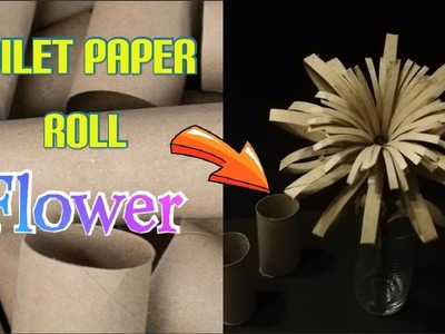 TOILET PAPER.PAPER TOWEL TUBE FLOWER | SPRING CRAFTS | ♻️RECYCLING DIY SERIES♻️