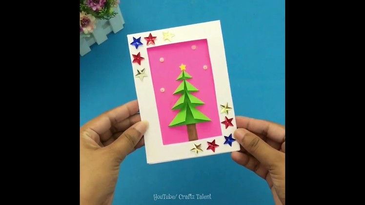 5 Minute Crafts Christmas Greeting Card.Christmas Card Making. Christmas Crafts #shorts #Christmas