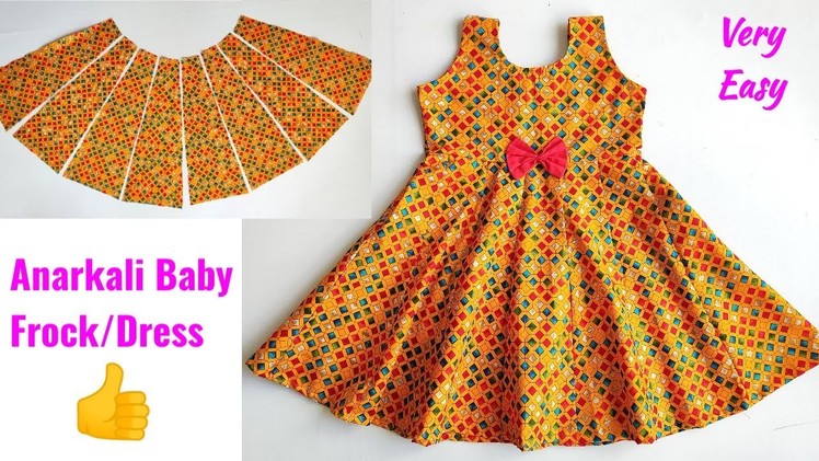 anarkali frock cutting