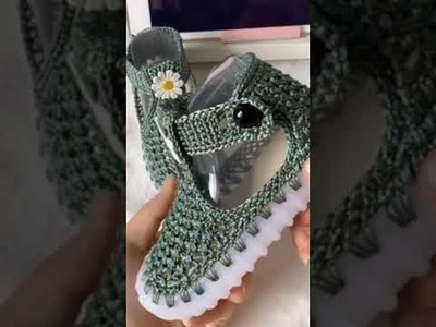 Beautiful crochet shoes