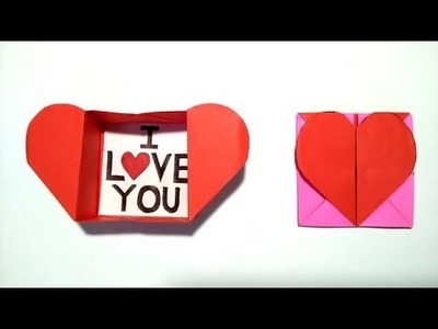 Cute love card idea.beautiful pop up card.handmade easy card.heart card.valentine card.#shorts