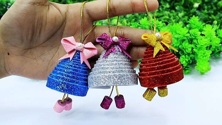 DIY Christmas Ornaments Making????Eva Foam Christmas Tree Toys????3D Christmas Decorations Ideas