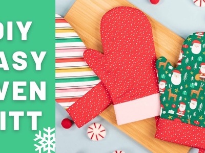 DIY Oven Mitt Tutorial and Free Sewing Pattern