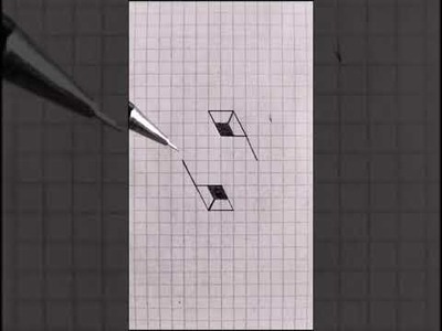 Draw 3D Shapes   Exercises for Beginners #shorts #3d #drawing # 80