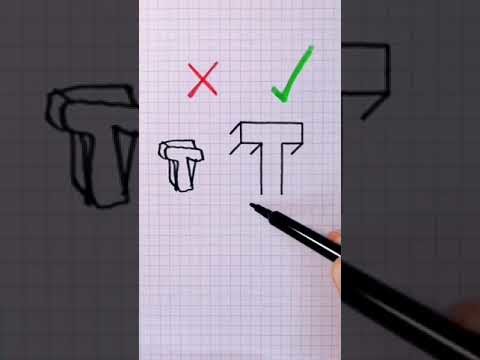 Draw 3D Shapes   Exercises for Beginners #shorts #3d #drawing # 46