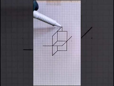 Draw 3D Shapes   Exercises for Beginners #shorts #3d #drawing # 88