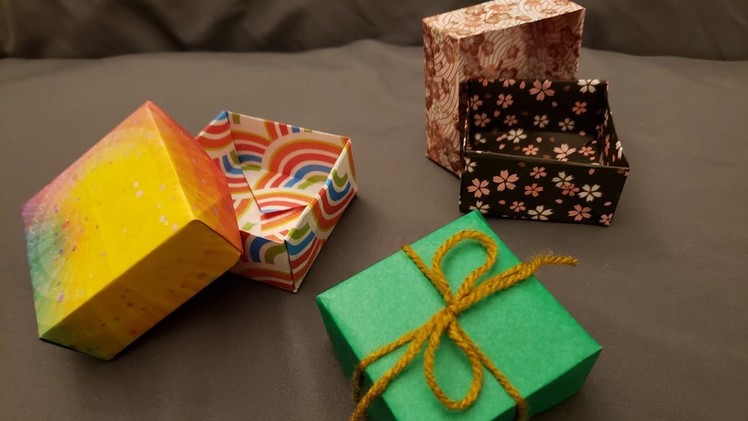 Easy Masu Box with Lid - Origami Tutorial!