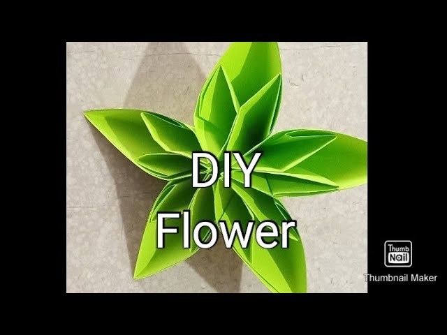 How to make 3D paper flower?#diycraft #papercraft #origamicraft