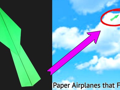 How To Make Paper Airplanes That Fly Far easy