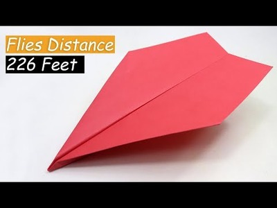 How to Make World Record Paper Airplane that Flies FAR - The Suzanne