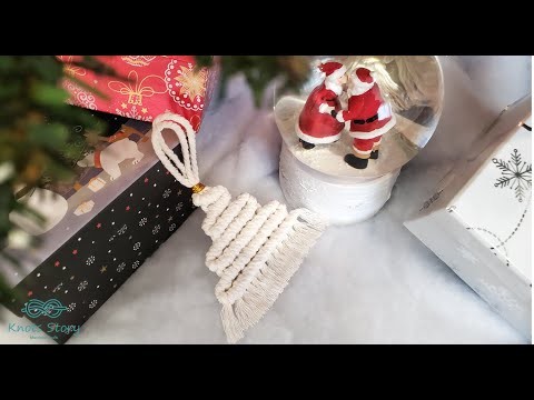 Macrame Christmas Tree - DIY Tree - Macrame Ornament - Christmas Decorations