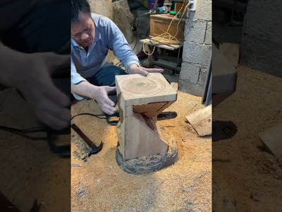 Making amazing wooden chair very easy