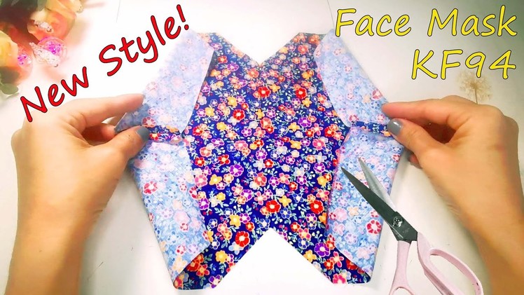 New! Style​ ???? KF94 | 3D Face Mask Sewing Tutorial | Very Cute Face Mask | Very Breathable Face Mask