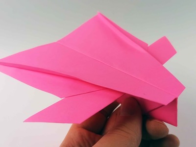 Papierflieger falten der weit fliegt basteln | Papierflugzeug Falten  ✈️