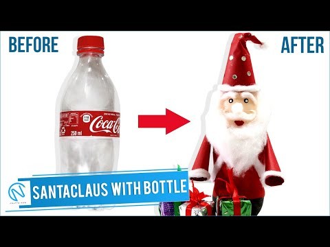 #SantaClaus Making with Bottle | How to Make Santa Claus | #Christmas Craft Ideas 2021