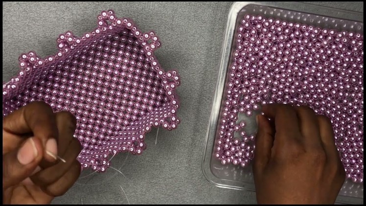 Beaded bag tutorial part 3. how to make a bead bag