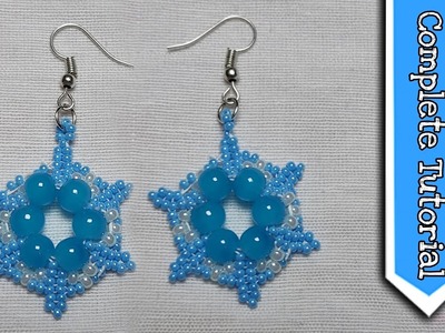 Beads earrings tutorial