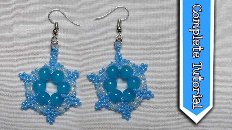 Beads earrings tutorial