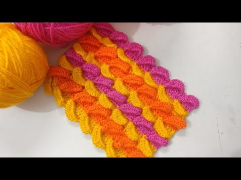 Crochet Beautiful,Easy And Fast Growing Pattern For Blankets, Shawls,Cushion Cover And More