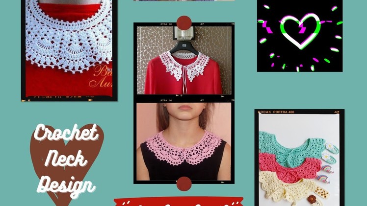 Crochet short neck design#crochet #crochetneck#crochetcollar#কুশিকাটারগলারডিজাইন#toioba'scraft