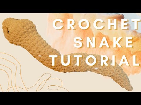 Crochet Snake Tutorial. Quick & Easy Pattern!