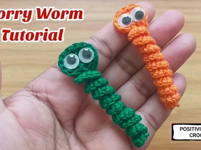 Crochet Worry Worm Pattern