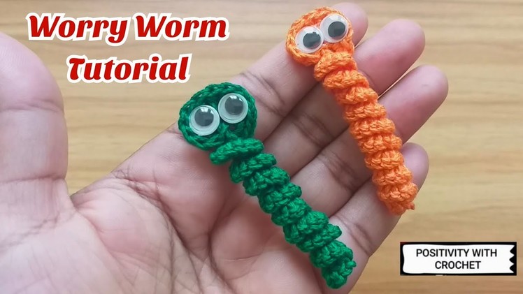 Crochet Worry Worm Pattern