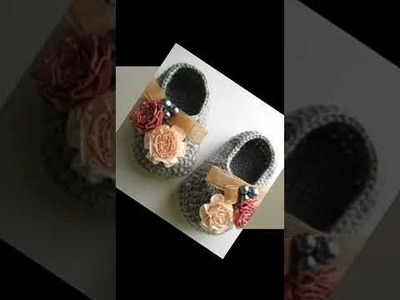 Cute and easy Crochet Baby Shoes designs 2022