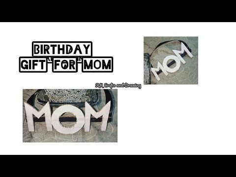 DIY BIRTHDAY GIFT FOR MOM ❤️ | #shorts #mom #gift