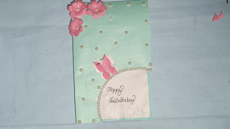 DIY easy and beautiful paper birthday card(2022)????.How To Make Happy Birthday Card #shorts