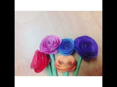 Diy rose flower making.shorts#.Anna's craft world