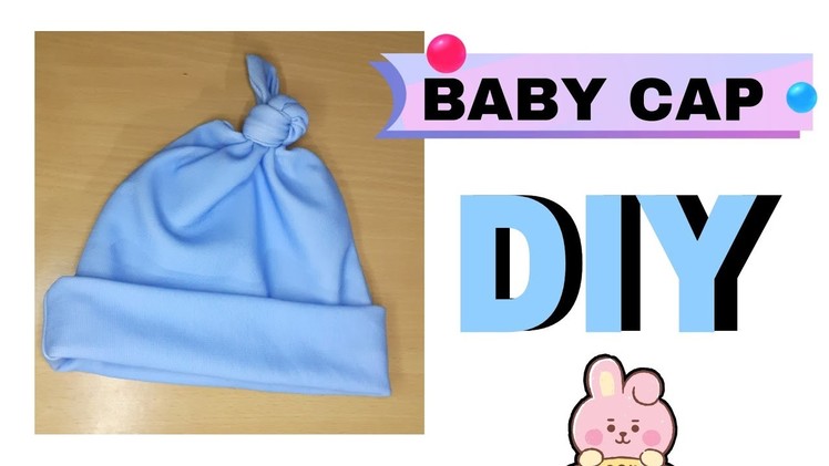DIY SEAMLESS KNOTTED BABY CAP | EASY TO STITCH