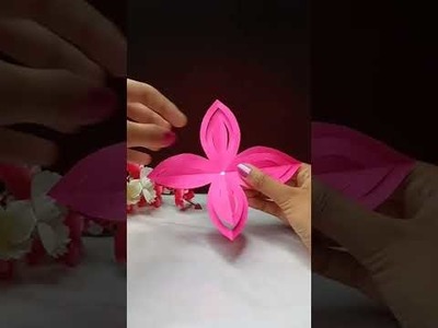 Easy Origami Paper Flower || DIY Flower Wall Hanging || Room Decorating ideas