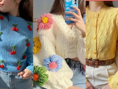Extremely And Classy Crochet flower applique tunic Top shirt and blouse outfit ideas for 2022