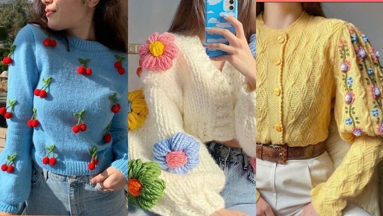 Extremely And Classy Crochet flower applique tunic Top shirt and blouse outfit ideas for 2022