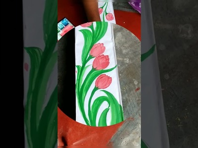 #flowervase making with flipkart unused box#diy #craft #flipkart box#shorts
