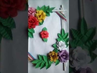 Hand made ???? paper craft # wall mate # short video,,,,,,,