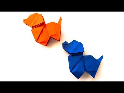 How to make a paper dog - Origami Dog