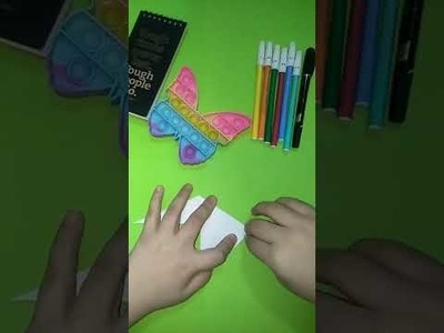 How to make Paper bird| DIY Paper bird Finger Puppet| Origami Bird| #shorts