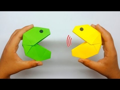How To Make Paper Pacman | Origami Paper Craft | Origami easy