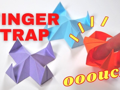 Origami Finger Trap | Paper Finger Trap Easy❗️⭐️  ( Fidget Toy Antistress No Glue No Tape❗️)