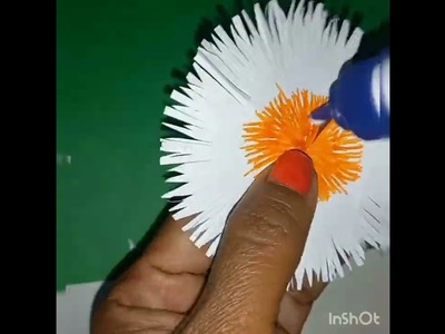 Paper flower making. paper craft.#shorts #youtubeshorts