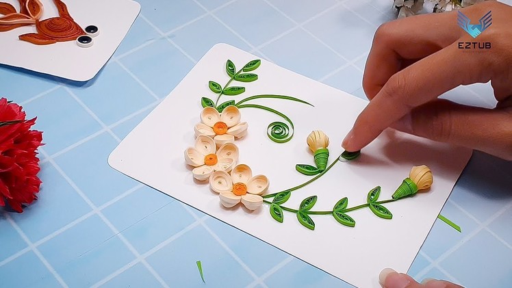 Quilling Flowers Tutorial | How To Make a 3D Quilling Flower | Art & Craft Tutorials