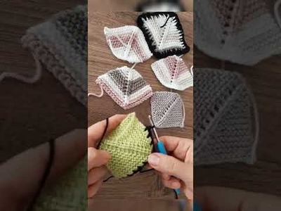 Super easy???? knitting patterns‼️ #Shorts